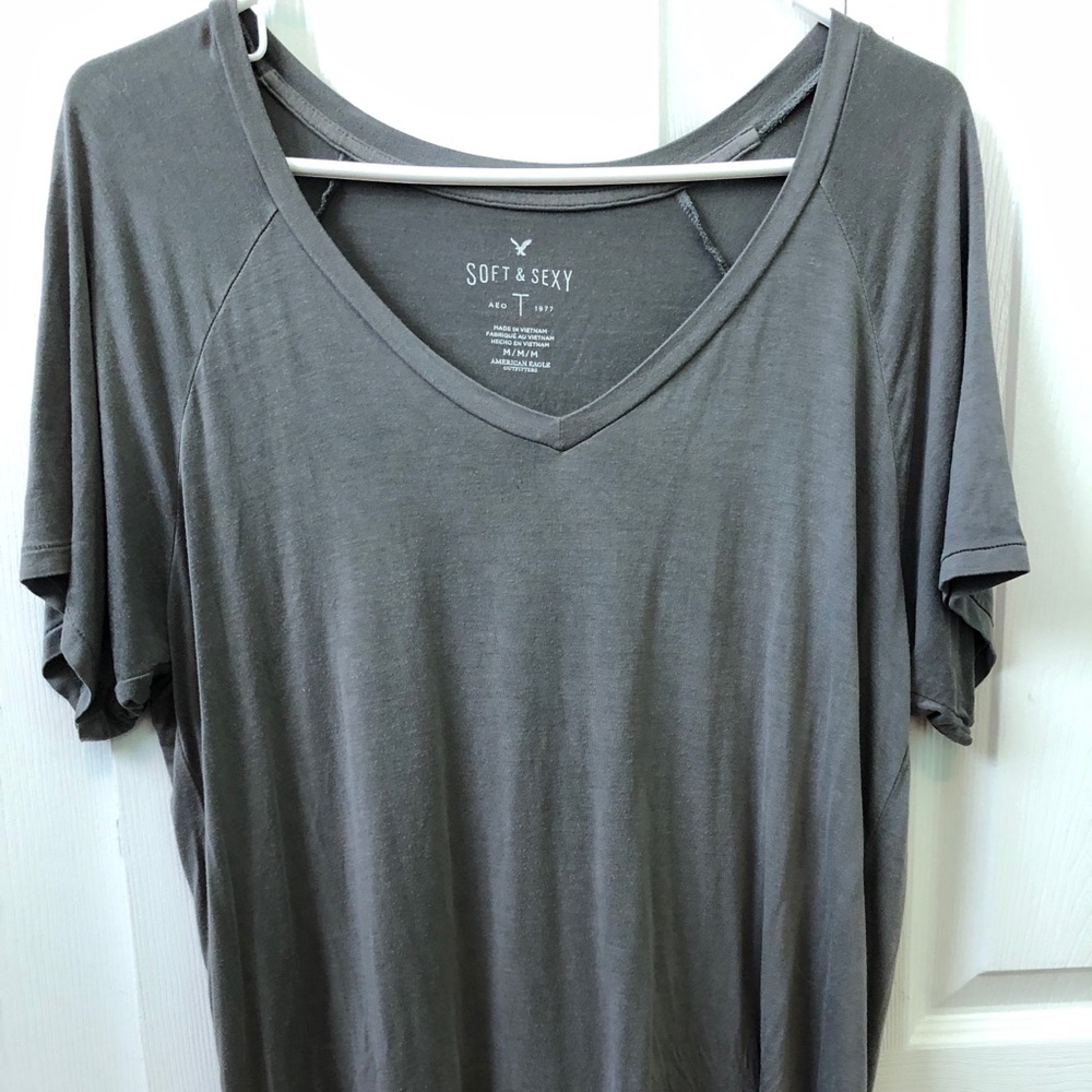 AEO soft and sexy v neck tee